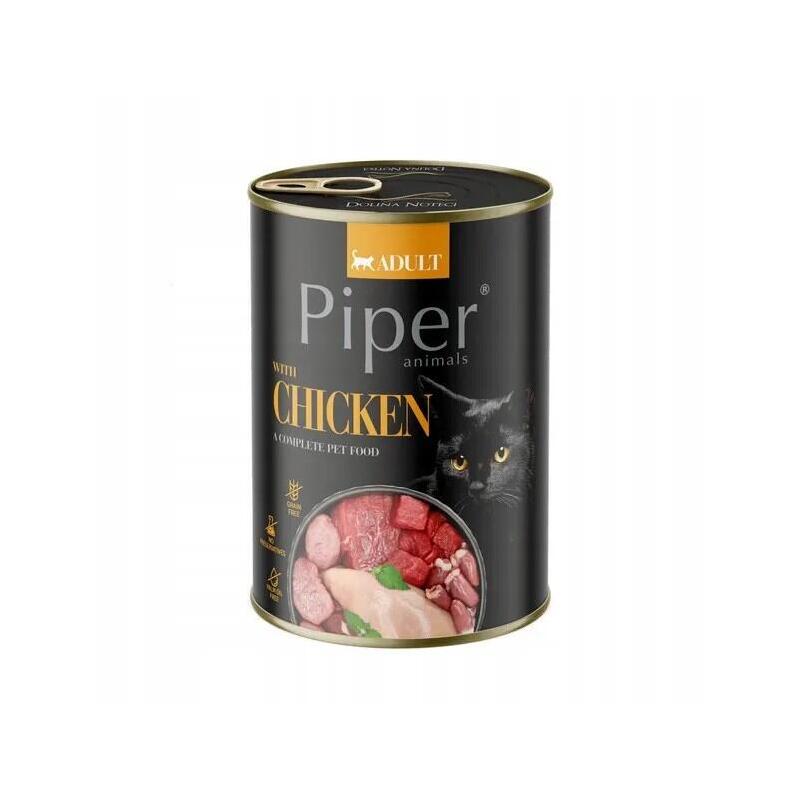 Comida Húmeda Gatos Piper Animals With Chicken 400G