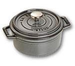 Staub Cocotte 12CM Round Graphite Grey, Cast Iron — image 1