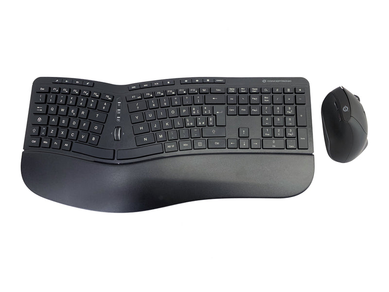 Conceptronic Keyboard Italian + Mouse ORAZIO02IT RF Wireless QWERTY Black