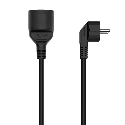 Aisens Cable Alargador Power Schuko - CEE7/M-CEE7/H - 5M - Black — image 1