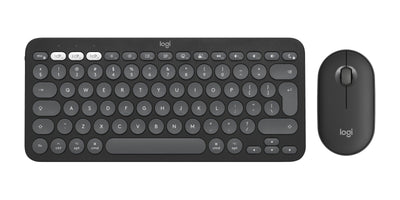 Logitech Pebble 2 Combo For Mac Set Of Keyboard And Wireless Mouse Bluetooth Le QWERTY Internacional Ee. Uu. G — image 1