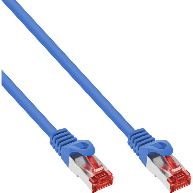 Inline Network Cable S/FTP Pimf CAT.6 250MHZ Pvc Cca Blue 0.5M