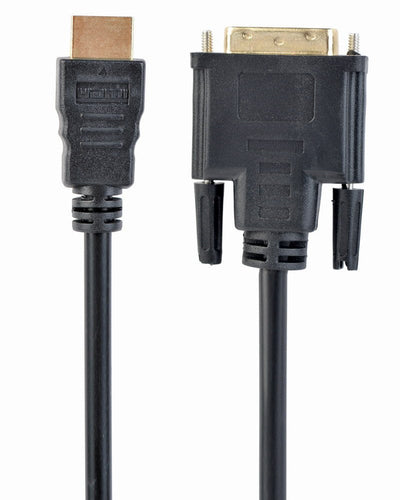 Gembird HDMI Cable a DVI 18 + 1M/M 3M Black CC-HDMI-DVI-10 — image 1
