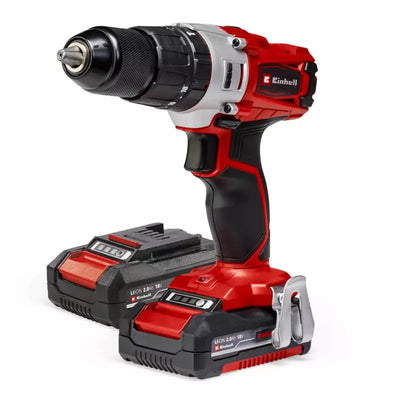 Einhell Drill Combinado Wireless Te-cd 18/2 Li-i + 64, 18 Voltios Red/Black 2X Battery Li-ion 2.0AH, Case + Se — image 1