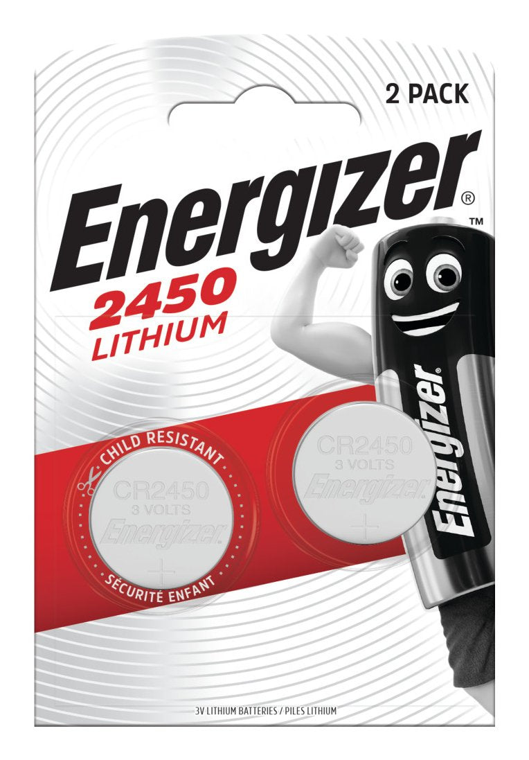 Energizer Batteries Planas Litio 3V - CR2450 (2 Pack)