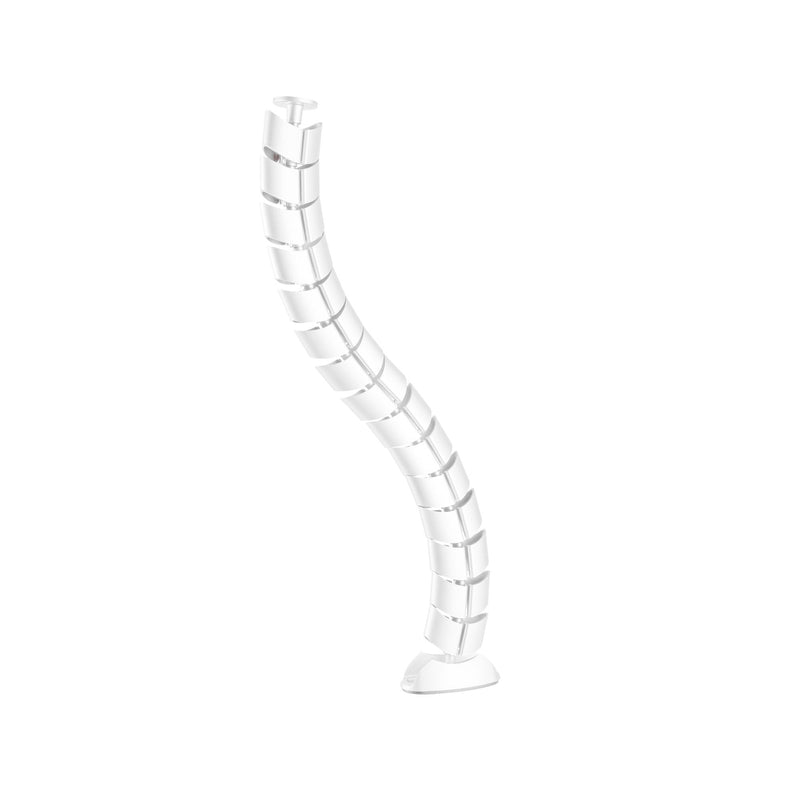 Inline Pasacables Flexible, Vertical Mesas, 2 Cameras 0,80M, White