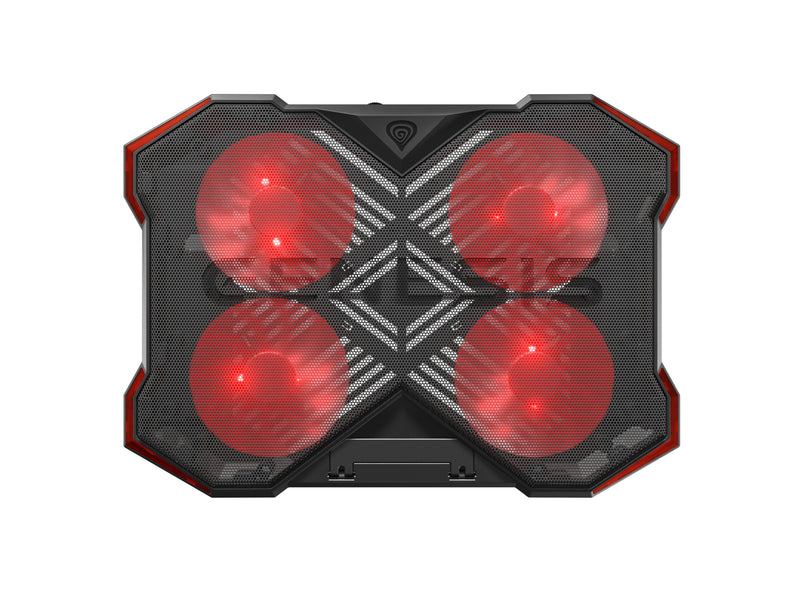 Genesis Cooling Pad Oxid 260 15.6-17.3, 2 Usb, 4 Fans