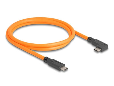 Delock USB 5Gbps USB Cable Type-c Male a USB Type-c Male 90° 1M — image 1