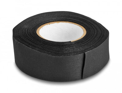 Delock Tape Fabric 25M X 25MM Self-adhesive Desgarrable Black — image 1