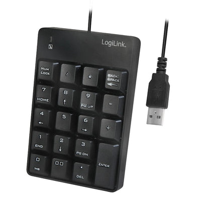 Logilink ID0184 Keyboard Numérico Laptop Black — image 1