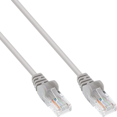Inline Network Cable U/UTP CAT.5E AWG26 Grey 10M — image 1