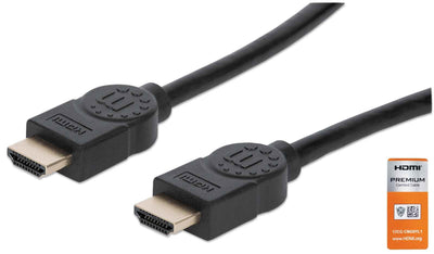 Manhattan 354837 HDMI Cable 1M HDMI Type a Standard Black — image 1