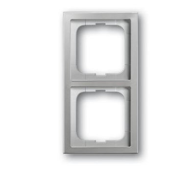 Busch Jaeger Bj 1722-866K Frame 2-VÍAS Pur Steel Inoxidable Steel Inoxidable — image 1