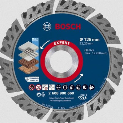 Bosch Drive Corte Diamantado Expert Multimaterial, Ø 125MM (diámetro 22,23MM) 2608900660 — image 1