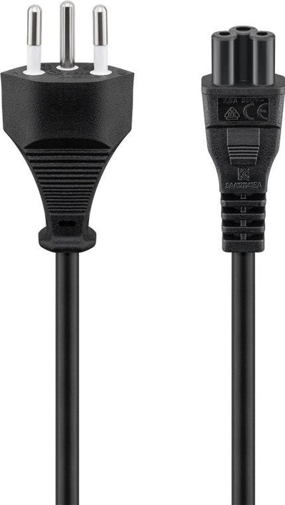 Goobay Cable Power Ch Type J C5 Black 1,8 Metres 93960 — image 1