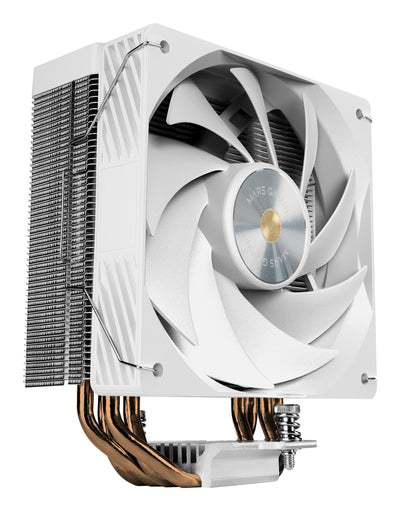 Mars Gaming Fan With Disipador MCPU-X4 12CM White — image 1