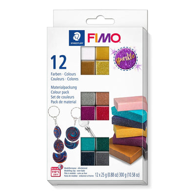 Staedtler 8013 C12-4 Fimo Effect Colour Pack - Arcilla Polimérica Modelar Secado Horno — image 1