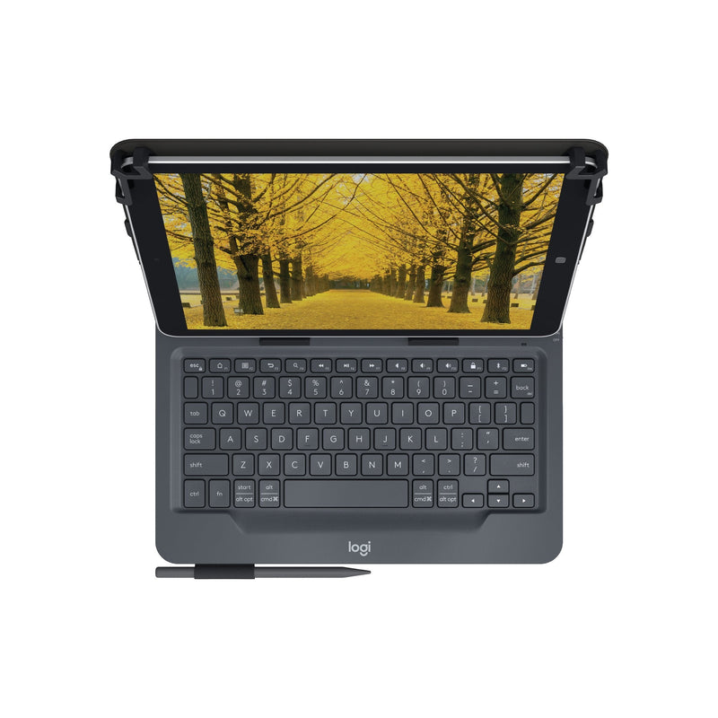 Logitech Universal Folio With Integrated Keyboard For 9-10 Inch Tablets QWERTY English Reino Unido Bluetooth B