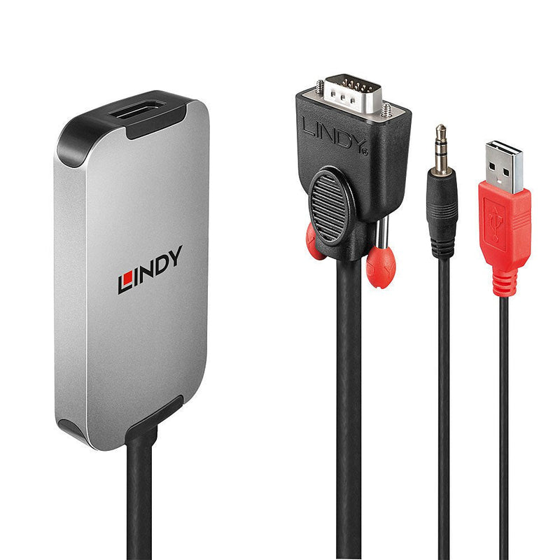 Lindy Convertidor VGA a DisplayPort 1.2