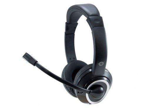 Conceptronic Headphones With Microphone Polona 02B / Stereo / Jack 3.5MM / Voip / Black