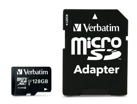 Verbatim microSD 128GB With Adapter Microsdxc Uhs-i Clase 10