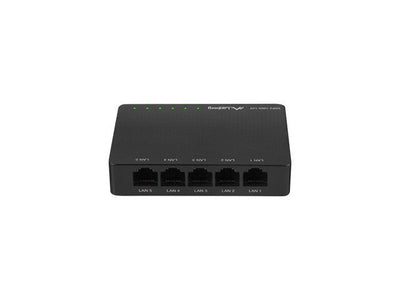 Lanberg Switch DSP2-1005-12V 5 Ports 12V, 1GB/S) — image 1