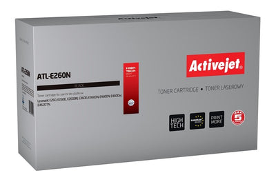 Activejet Toner ATL-E260N (reemplazo Lexmark E260A11E - Supreme - 3500 Páginas - Black — image 1