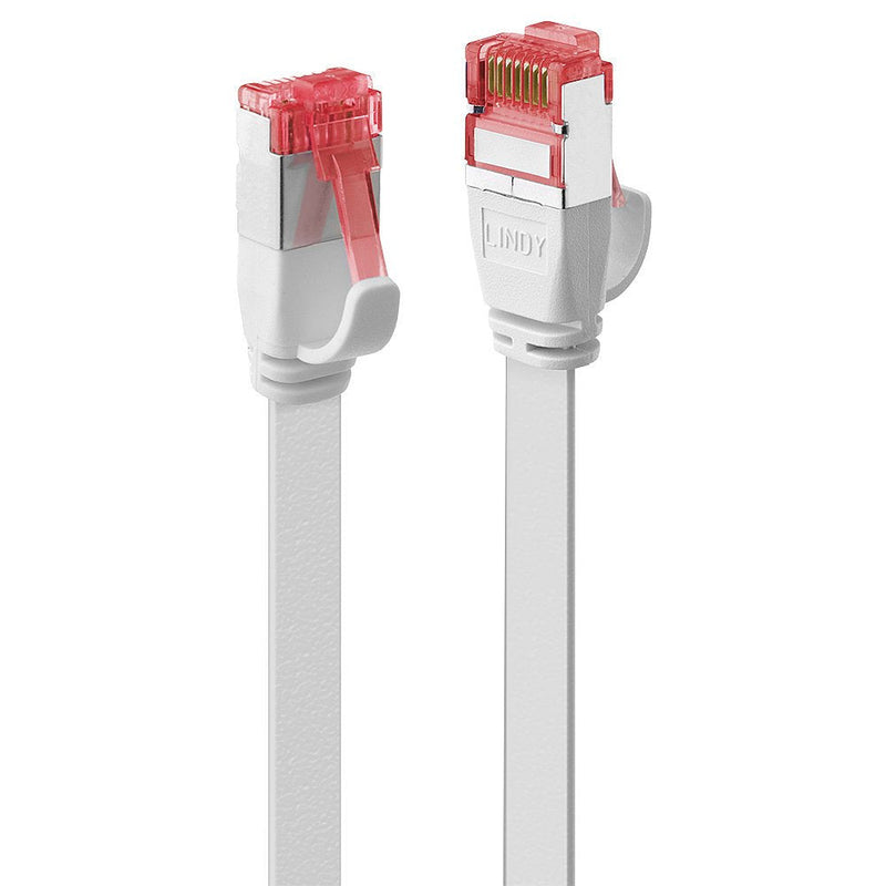 Lindy Cable CAT.6 U/UTP Flachband 2M White