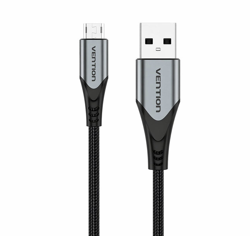 Vention USB Cable 2.0 Cochg USB Male Microusb Male 480Mbps 1.5M Black