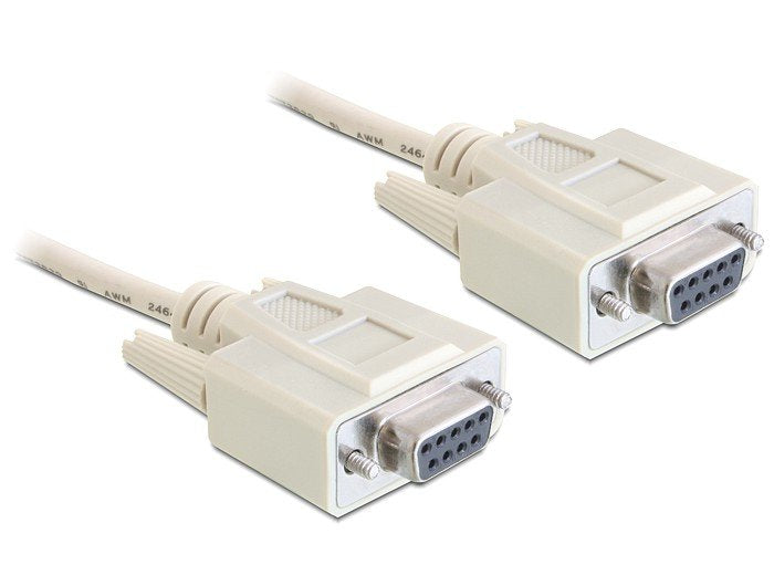 Delock Cable Serie Nullmodem 9 Pin Female / Female 5M