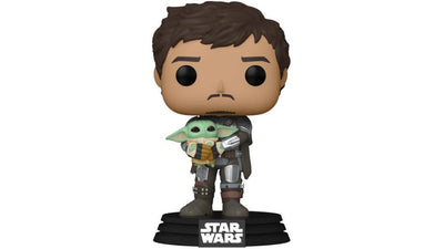 Funko Pop Star Wars The Mandalorian Controller Sujetando Baby Yoda Nio 54525 (preorder Reserva Ya) — image 1