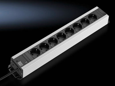 Rittal Power Strip Plugs 48,3CM 8VÍAS Without Switch 16A — image 1