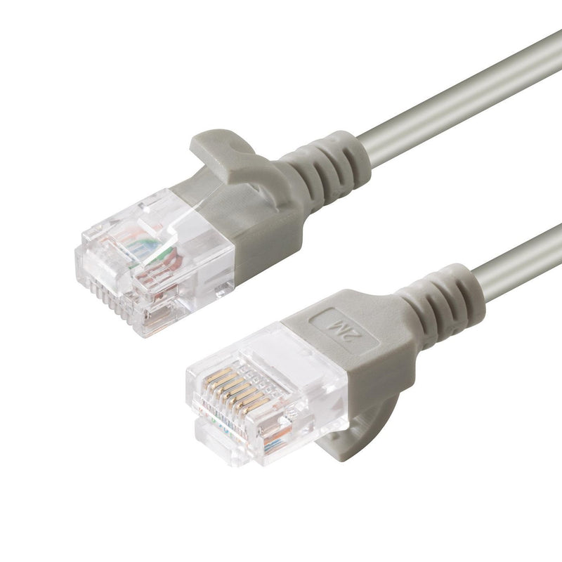 Microconnect V-UTP602-SLIM Network Cable Grey 2M CAT.6 U/UTP [UTP]