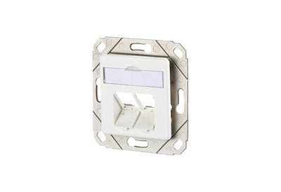 Metz Connect Módulo Socket Connection Upk 2 Port Without Equipar White Puro — image 1