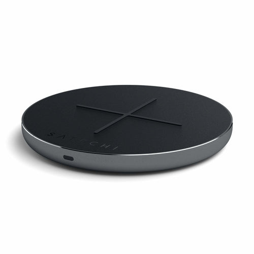Satechi St-iwcbm Charger Dispositivo Mobile Phone Smartphone Black Grey USB Charger Wireless Charging Fast Ind — image 1