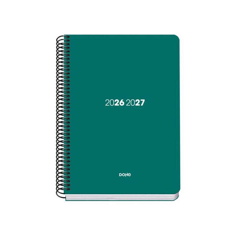 Dohe Basic Element Planner School 26/27 - Formato A5 - Dia Pagina - Paper Offset Ahuesado 70G - Cover Carton