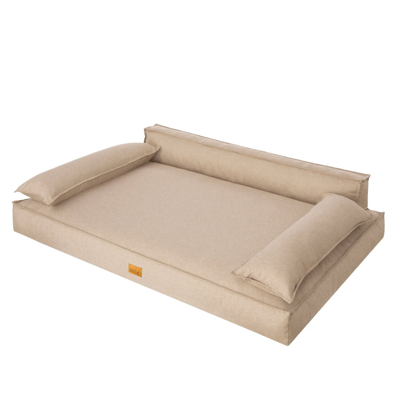 Winoo Dog Bed with Removable Cover – Beige L