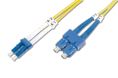 Digitus Cable Connection Fibre Optic Dúplex Lc a Sc 10M Yellow — image 1