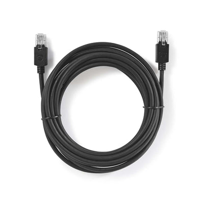 Nedis CAT.6 Cable RJ45 Connector Male RJ45 Connector Male F/UTP 5.00M Round Lszh / Pvc Antracita Embalaje With — image 1