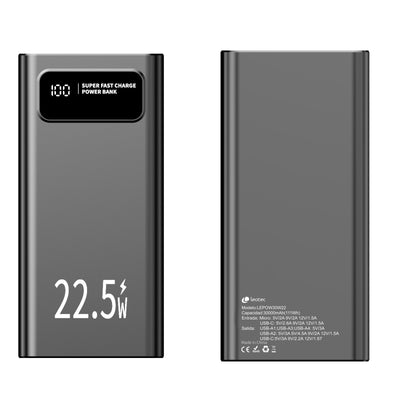 Leotec Powerbank 30000MAH 22,5W PD20W Neg (1 USB-C + 4USB-A Inc USB-A a Usb-c) — image 1