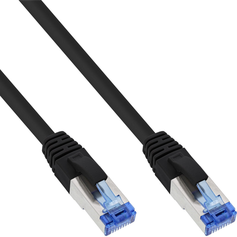 Inline 25PCS. Bulk-pack ® Network Cable S/FTP Pimf CAT.6A Halogen Free 500MHZ Black 3M