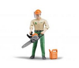 Bruder - Figure Leñador With Accesorios Forestales - 10.7CM — image 1
