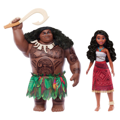Blister 2 Muñecos Vaiana & Maui Moana 2 Disney — image 1