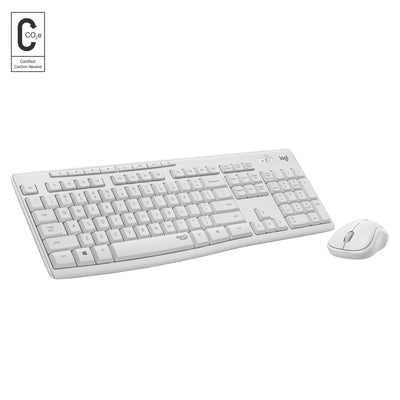 Logitech Keyboard (suizo) + Mouse MK295 Silent Combo RF Wireless Qwertz White — image 1