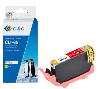 G&g Ink Compatible Canon CLI-65Y (12,7ML) Yellow