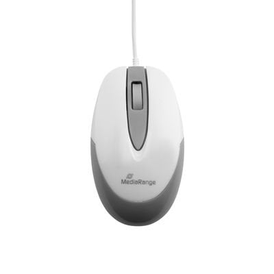 Mediarange Mouse Optico MROS214 White-grey — image 1