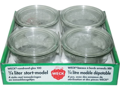 Weck Mold Jar 0,25L Set Of 4 — image 1