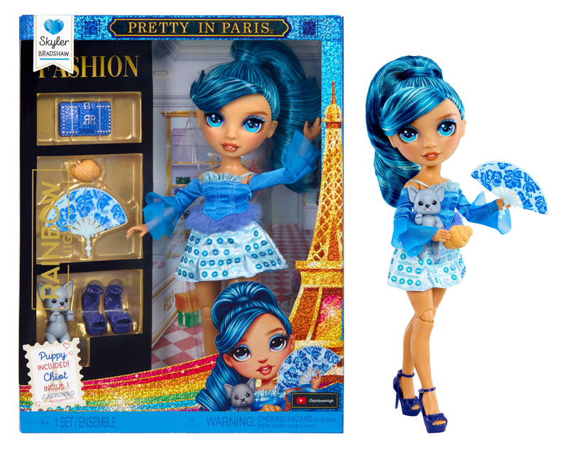 Mga Entertainment Muñeca Moda Rainbow High Pretty In Paris Skyler 248866-EUC