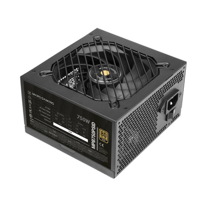 Mars Gaming Power Supply 750W MPB750PSID ATX3.1 80 + Gold Pfc Activo PCIE5.1 12V-2X6 Dc-dc Digital Smd Black — image 1