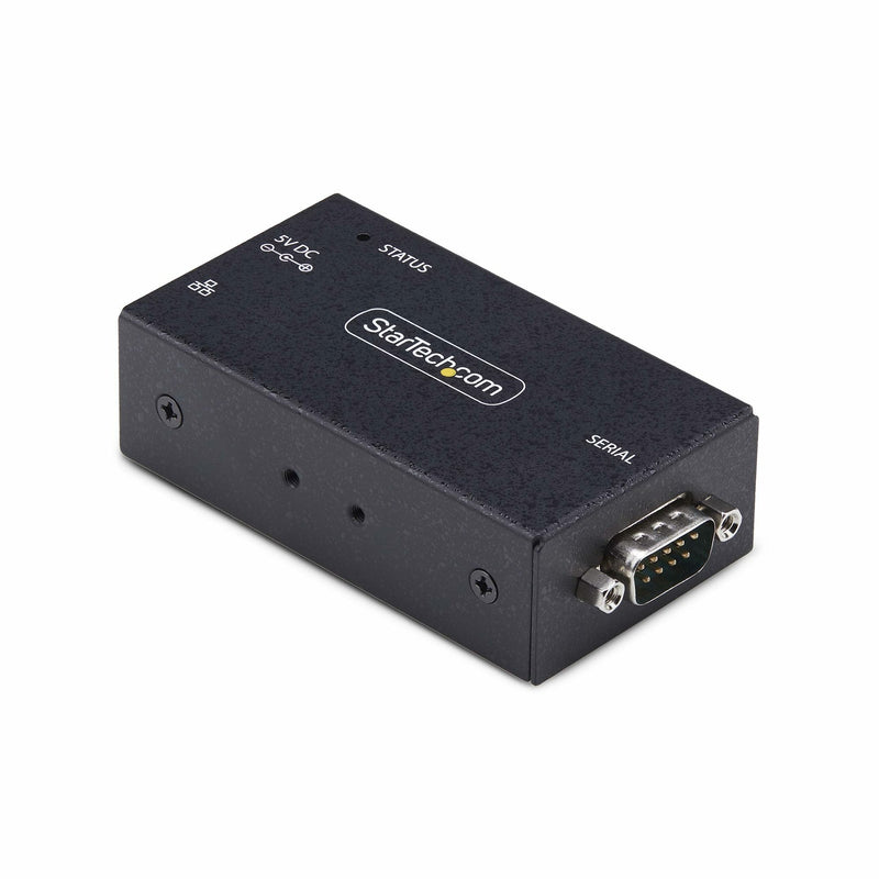 StarTech.com I13-SERIAL-Ethernet Convertidor, Repetidor And Aislador Serie RS-232 RJ-45 Black
